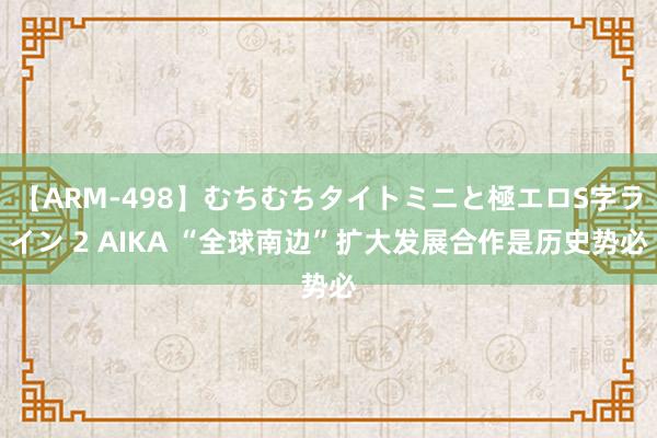 【ARM-498】むちむちタイトミニと極エロS字ライン 2 AIKA “全球南边”扩大发展合作是历史势必