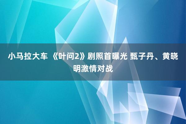 小马拉大车 《叶问2》剧照首曝光 甄子丹、黄晓明激情对战